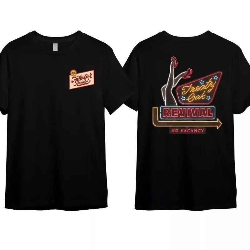 Treaty Oak Revival Band No Vacancy Double Sided T Shirt Full Size S-5XL