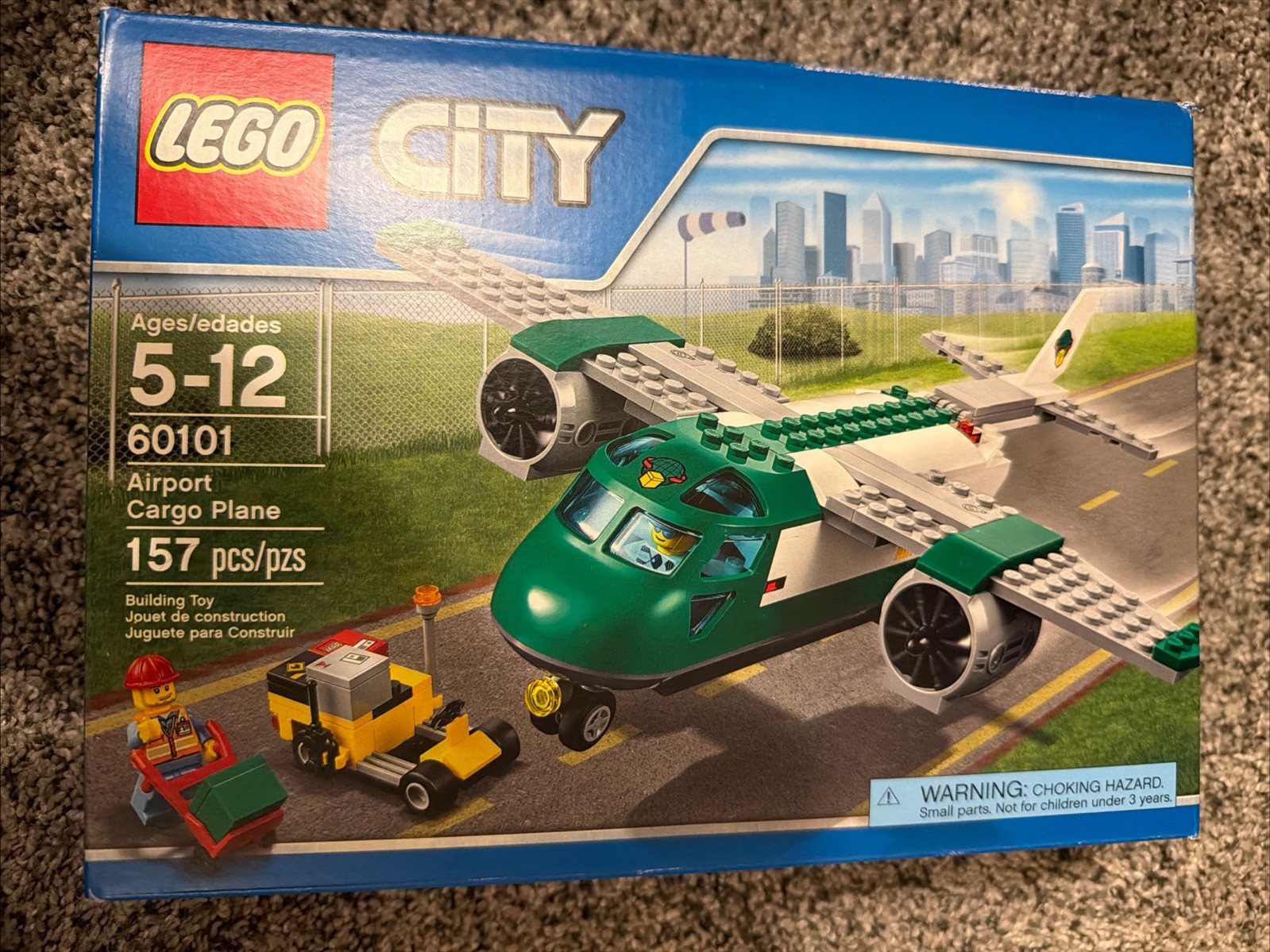 NEW SEALED LEGO City Airport Cargo Plane 60101 Complete Set Box 157pcs