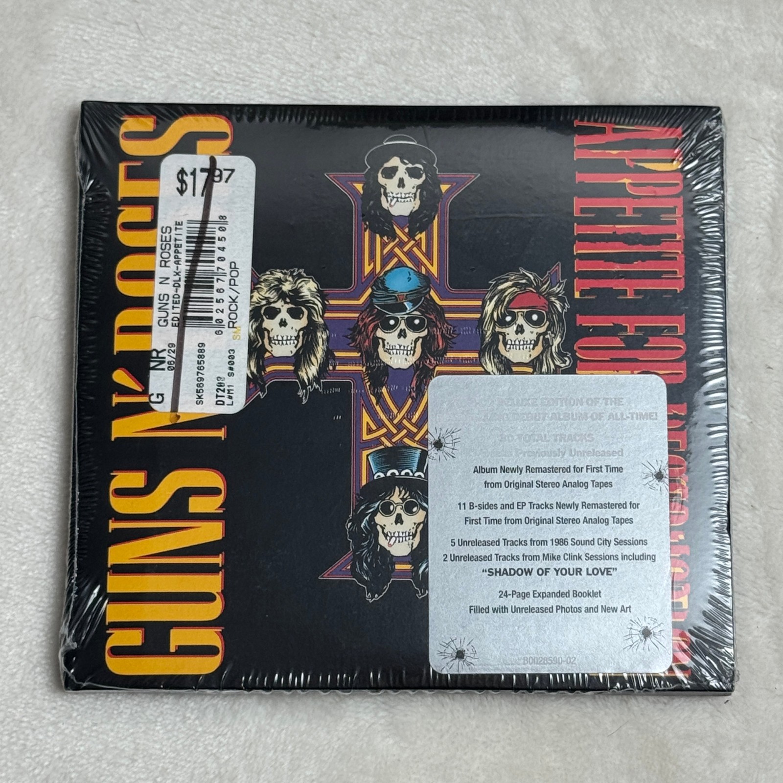 NEW - Guns N' Roses - Appetite For Destruction Deluxe Edition- 2/CD - 
