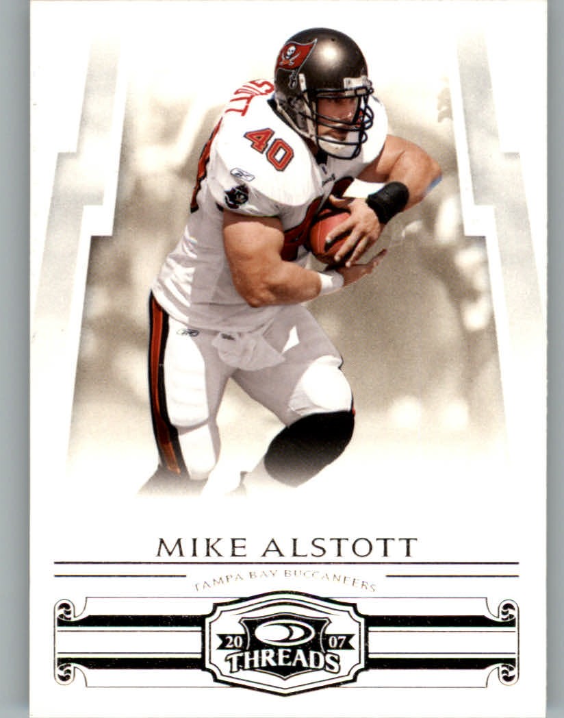 2007 Donruss Threads #53 Mike Alstott - FB