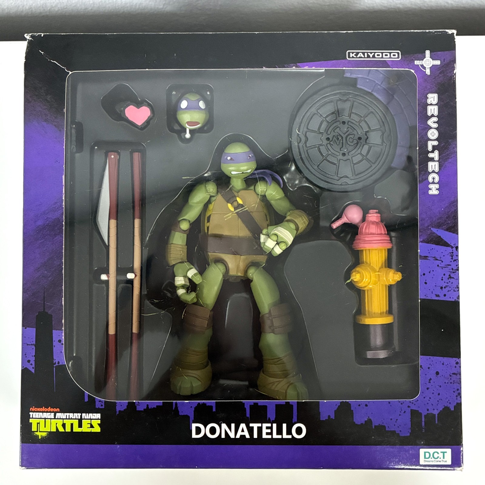 Kaiyodo Revoltech TMNT Teenage Mutant Ninja Turtles - Donatella - Read DESCRI
