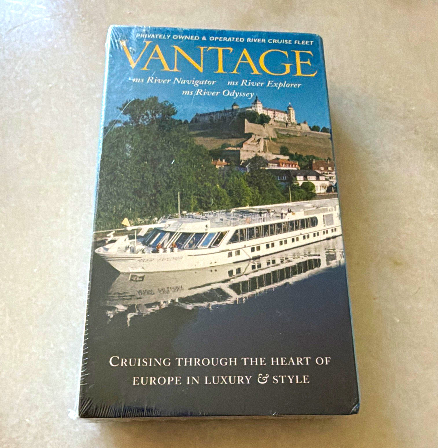 Vantage Deluxe World Travel Vantage River Cruising VHS NR Educational Travel Vantage Deluxe World Travel Vantage River Cruising VHS NR Educational Travel