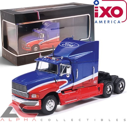 IXO U64TR015 1:64 1990 FORD AEROMAX (RED & BLUE) CUSTOM DIECAST