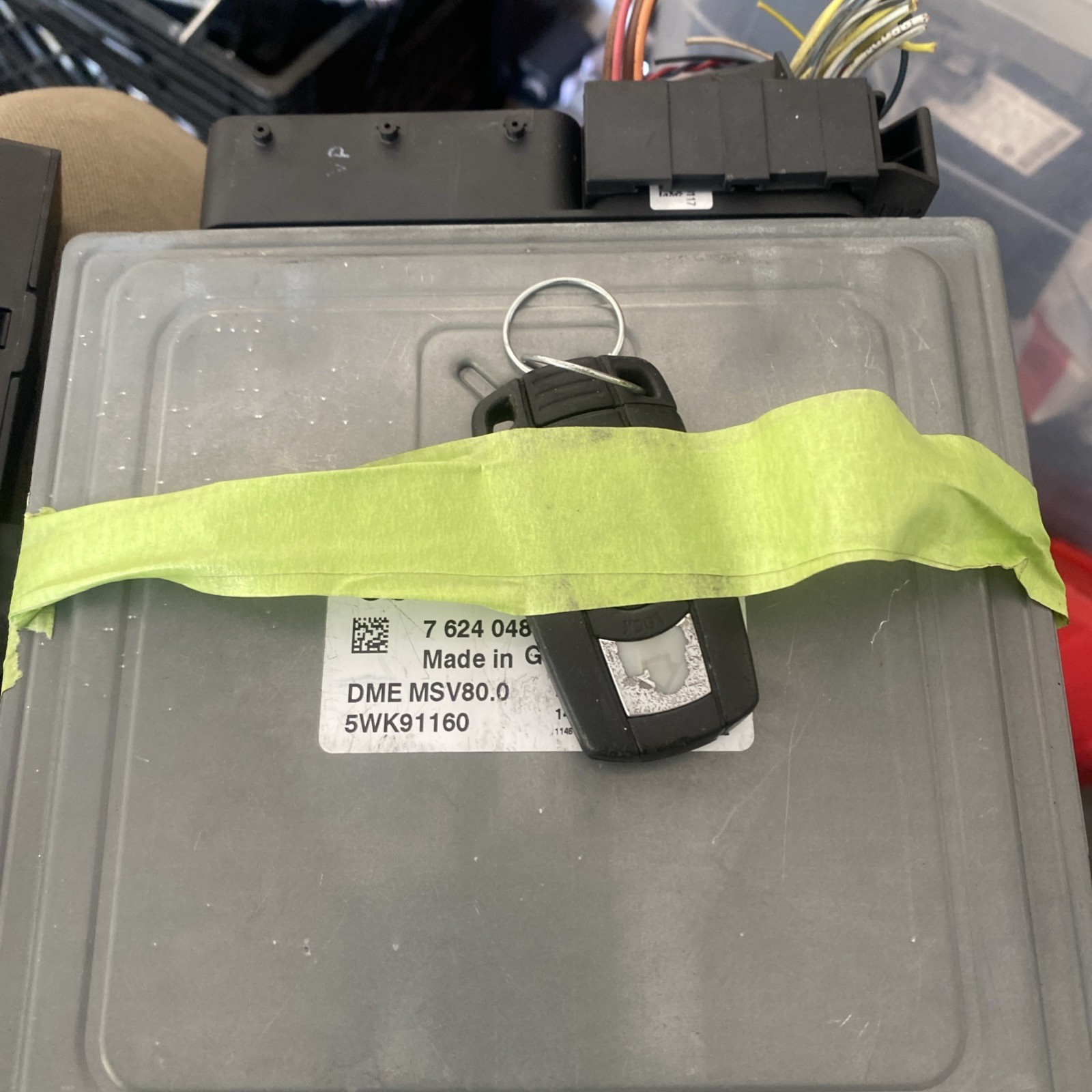 BMW Msv80.0 Dme Cas 3 And Key Matching Set BMW Msv80.0 Dme Cas 3 And Key Matching Set