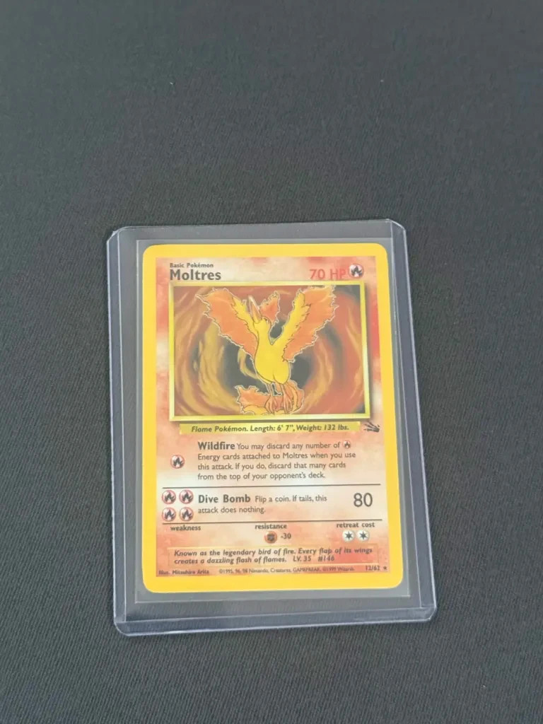 Pokemon Moltres Fossil 12/62 Holo Holo · Rare Holo Lightly Played Pokemon Moltres Fossil 12/62 Holo Holo · Rare Holo Lightly Played