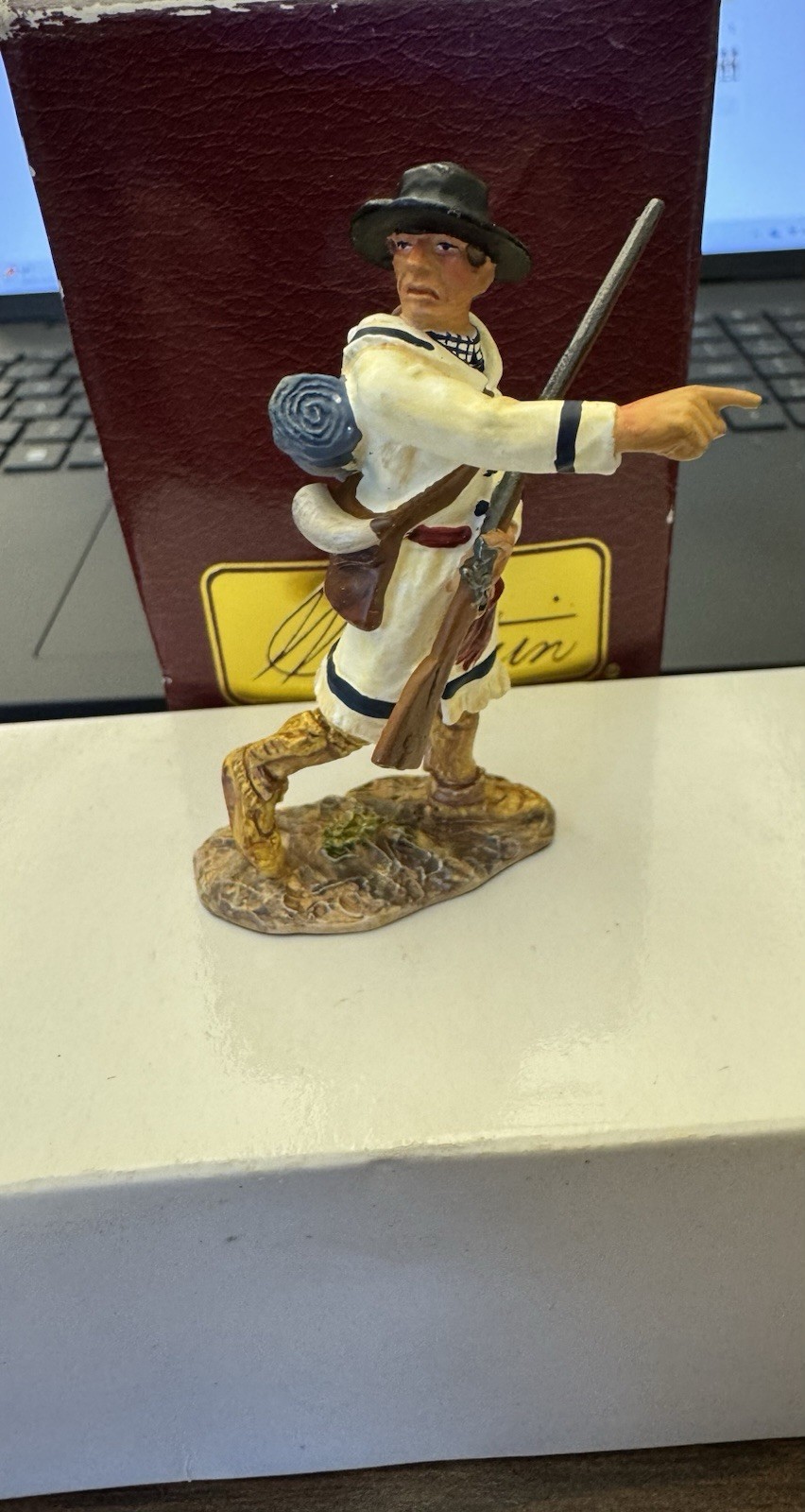 W. Britain American Revolution Colonel George Roger’s Clark 1:32 NIB MIB
