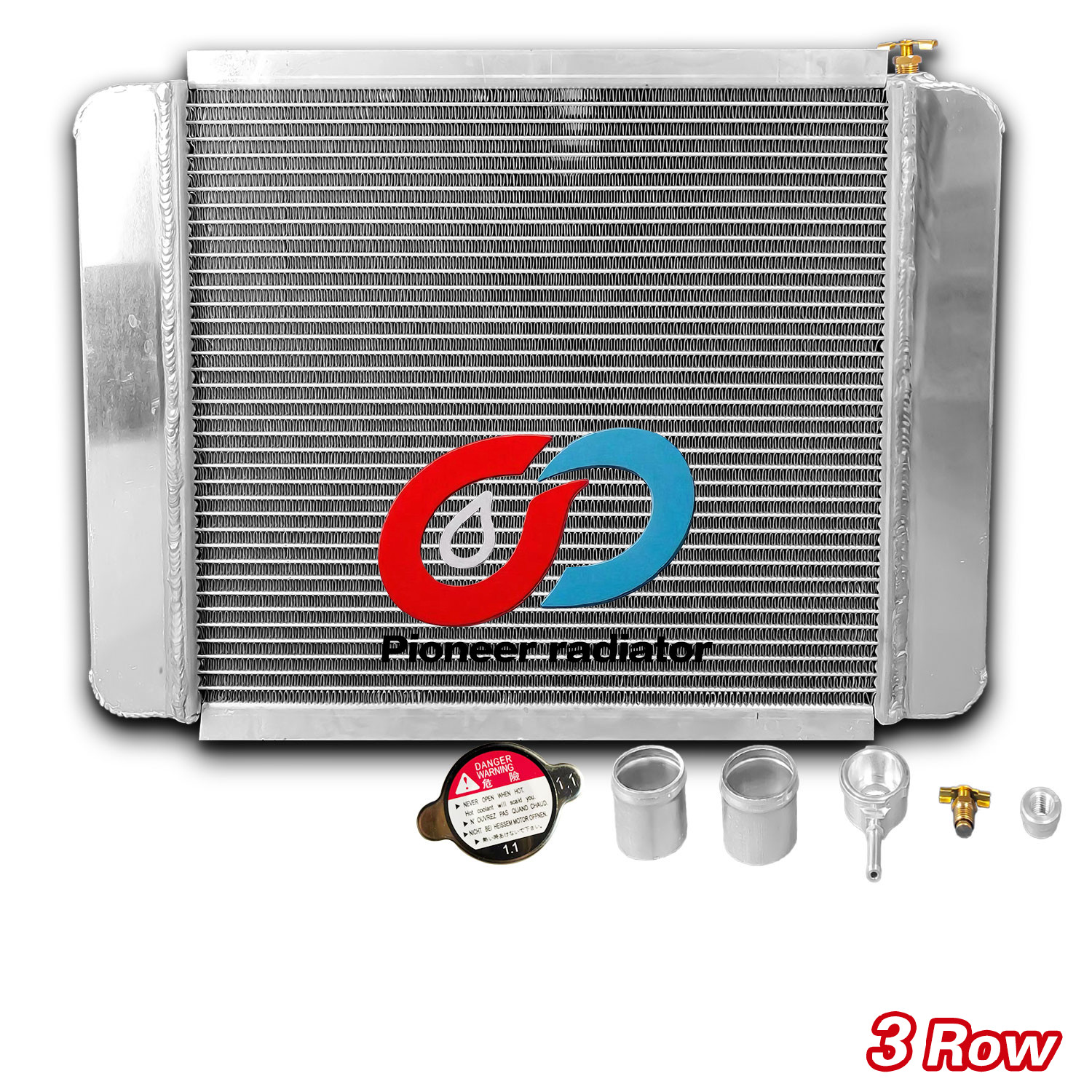 209661B Universal Aluminum Custom Performance Radiator Kit - 20\