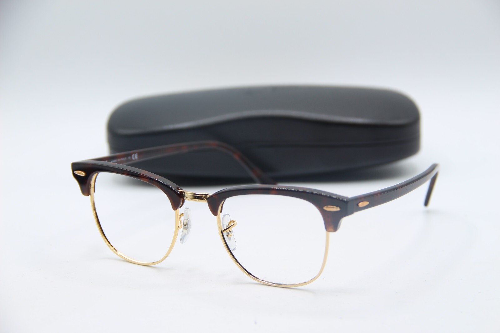 NEW RAY-BAN RB 3016 W0366 HAVANA GOLD CLUBMAST AUTHENTIC FRAME EYEGLASSES 49-21