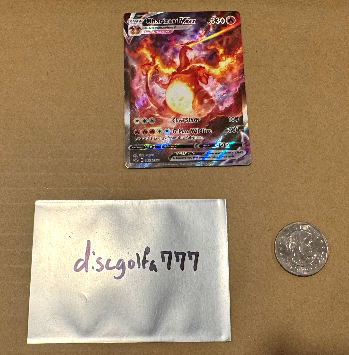 Pokemon TCG Charizard VMAX SWSH261 Promo Holo VMAX HP 330 English