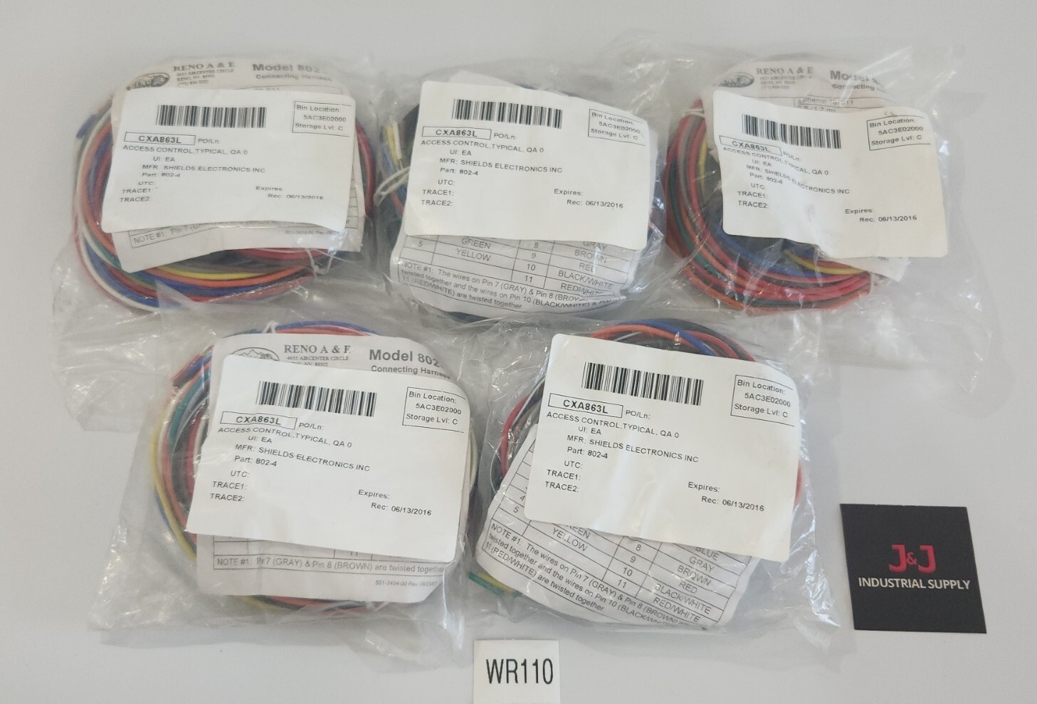 *NEW SEALED* [5] RENO A&E Model 802-4 Connecting Wiring Harness + Warranty