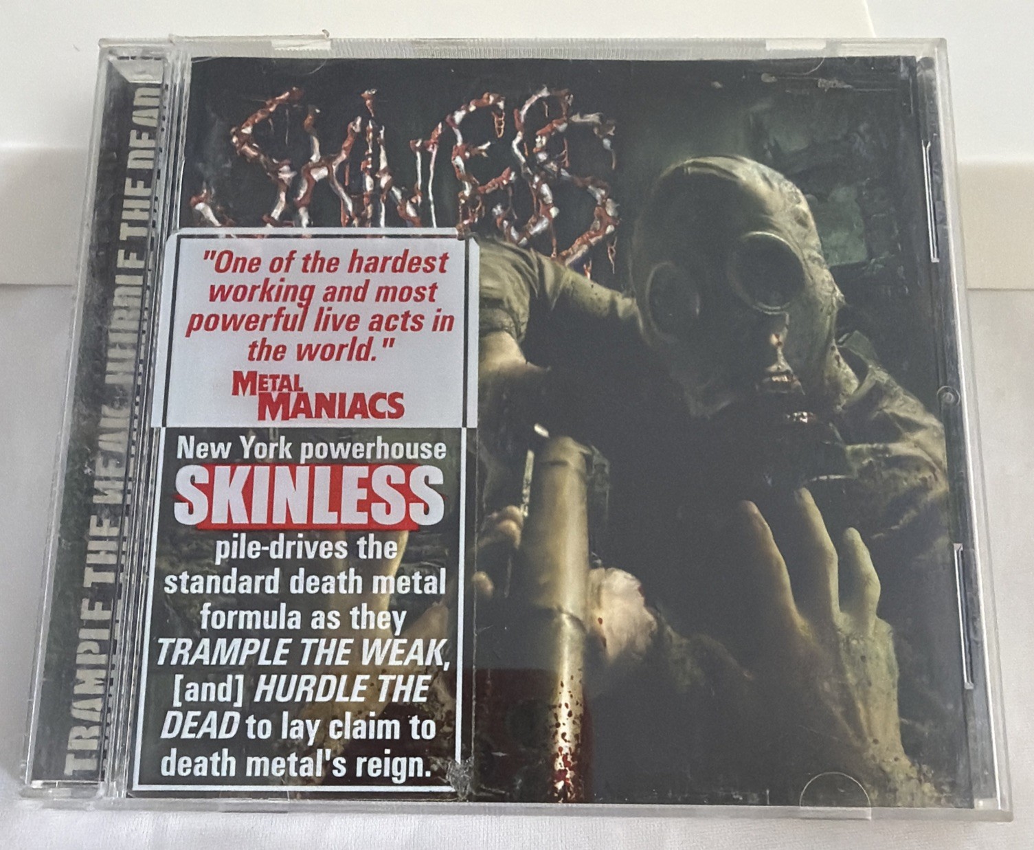 RARE Skinless Death Metal (CD) Trample The Weak Hurdle The Dead w/ Hype Sticker
