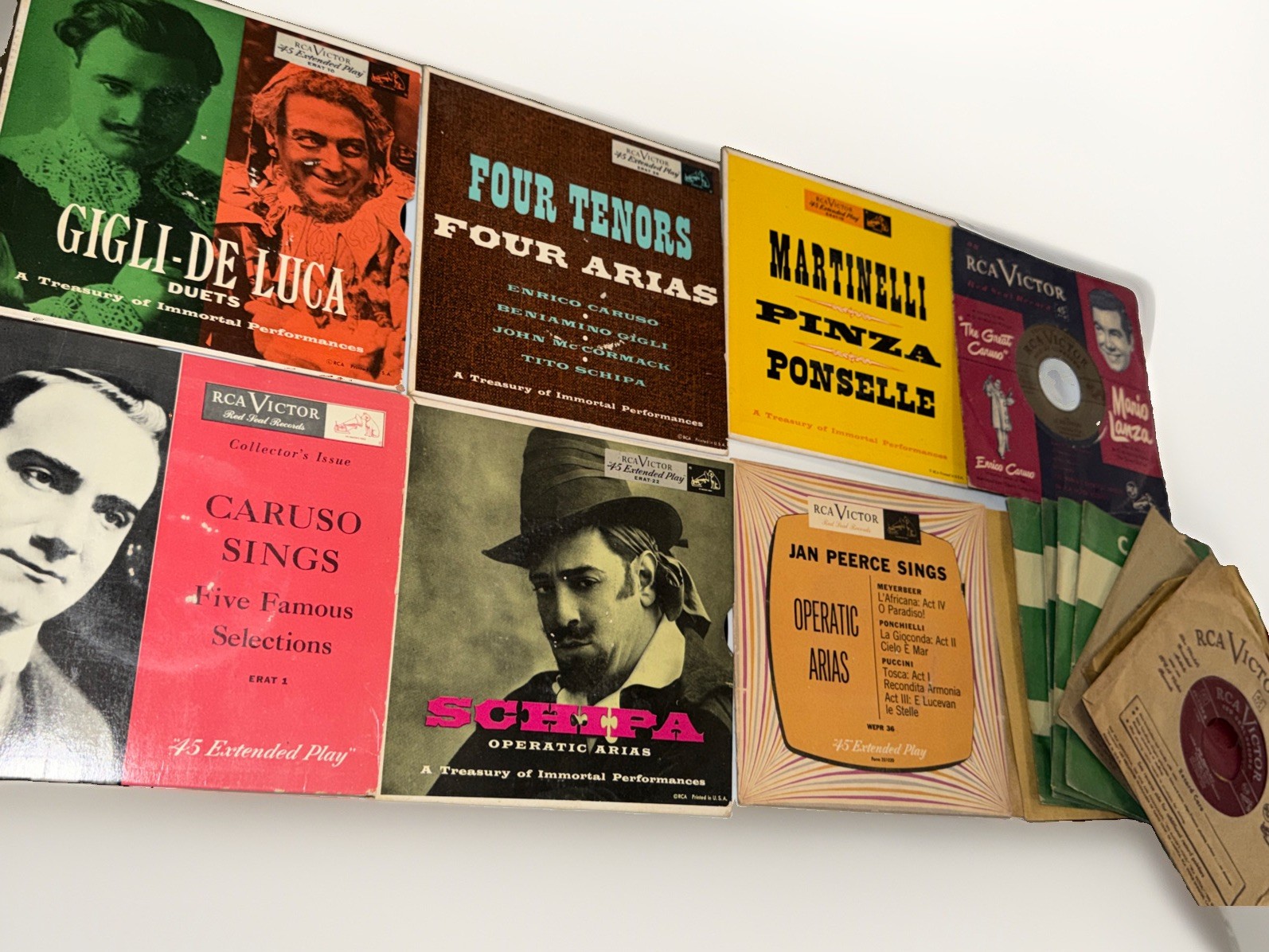 Vintage RCA Victor Opera 45 RPM EP Records~ bundle Of 17~7-Inch Classical Vinyl Vintage RCA Victor Opera 45 RPM EP Records~ bundle Of 17~7-Inch Classical Vinyl