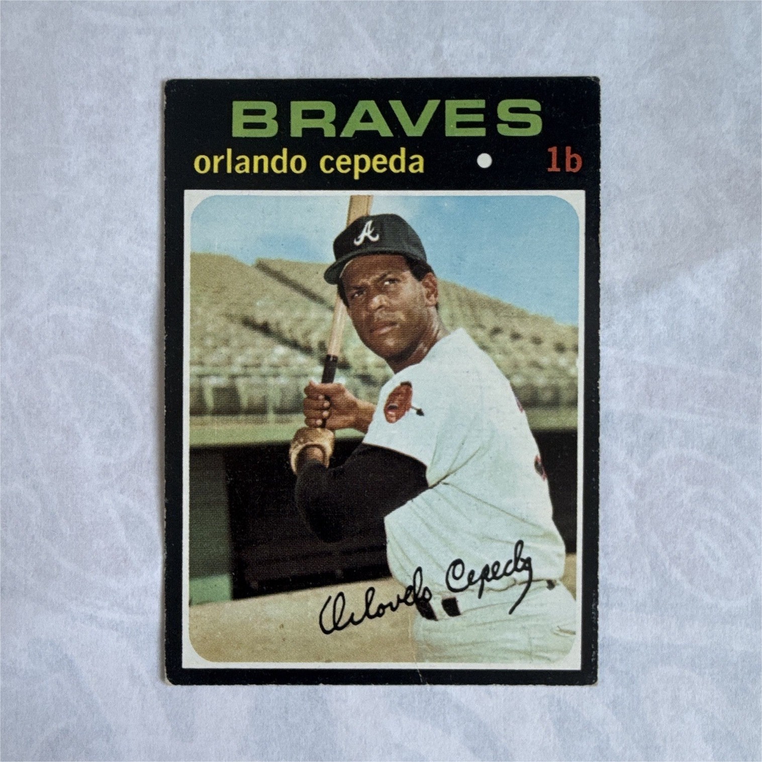 Topps 1971 Topps Baseball Orlando Cepeda #605 Atlanta Braves Base Set