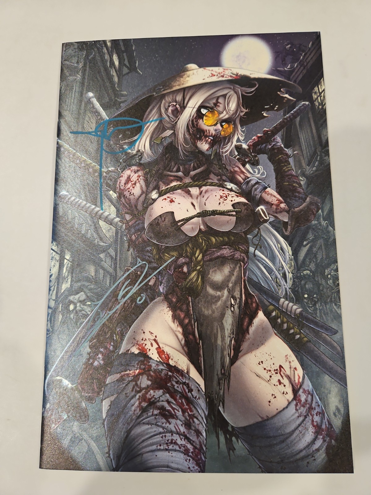 Dead Samurai #6 Drax Gal SDCC Virgin 2X Signed Dolmayan & Drax 250 (w/COA) Dead Samurai #6 Drax Gal SDCC Virgin 2X Signed Dolmayan & Drax 250 (w/COA)
