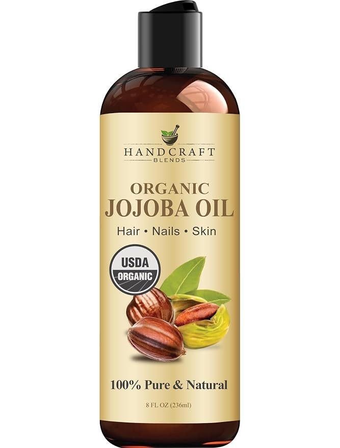 Handcraft USDA Organic Jojoba Oil 8 fl. oz – 100% Pure & Natural for Skin, Face, Handcraft USDA Organic Jojoba Oil 8 fl. oz – 100% Pure & Natural for Skin, Face,