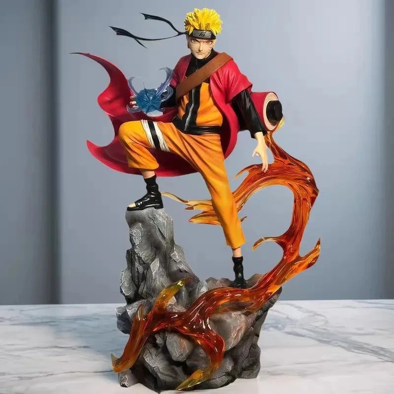 Naruto Sasuke Anime Collectible Figure 23cm PVC Statue Shippuden Toy