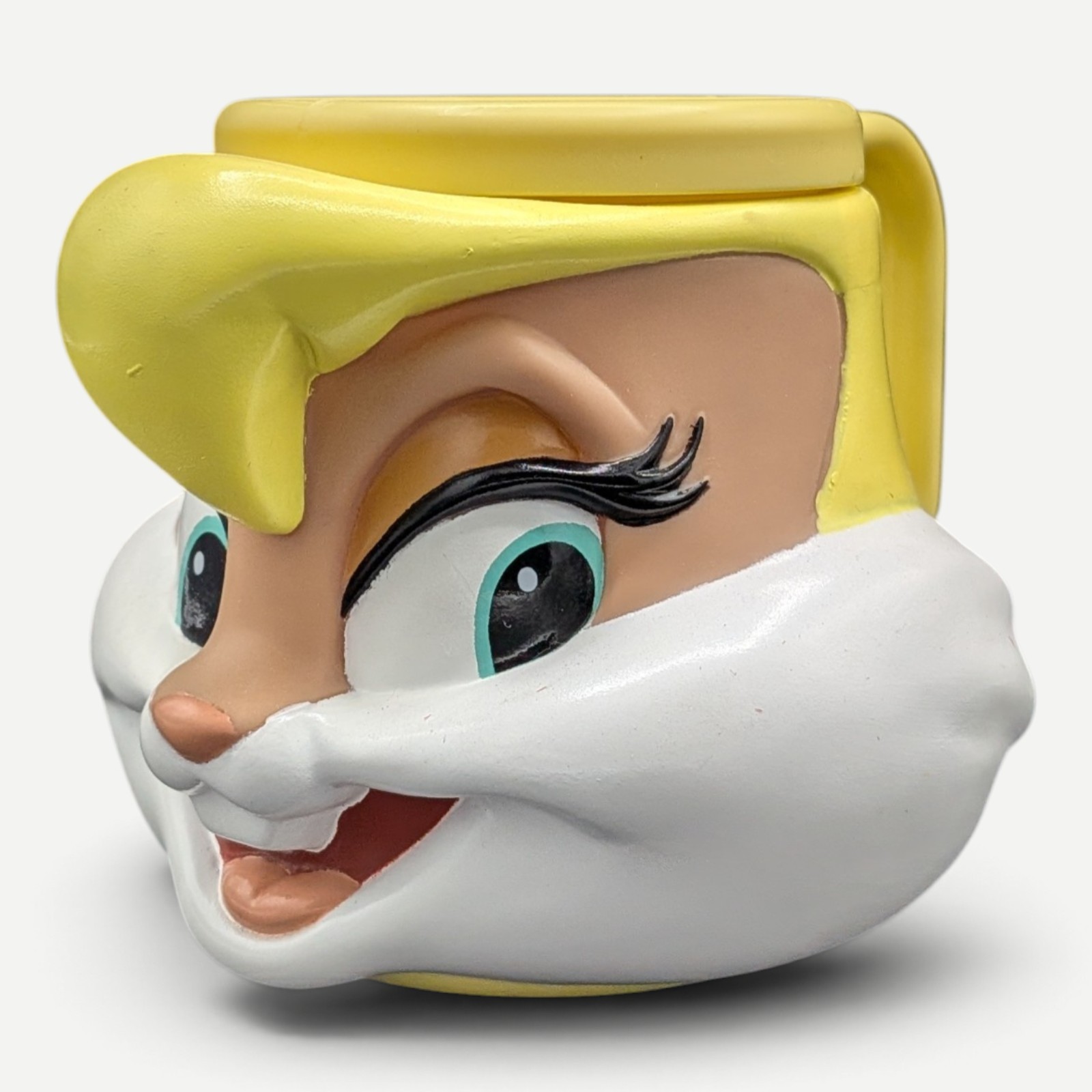 Looney Tunes Space Jam Lola Bunny Plastic Head Face 3D Mug Applause 1995 Vintage