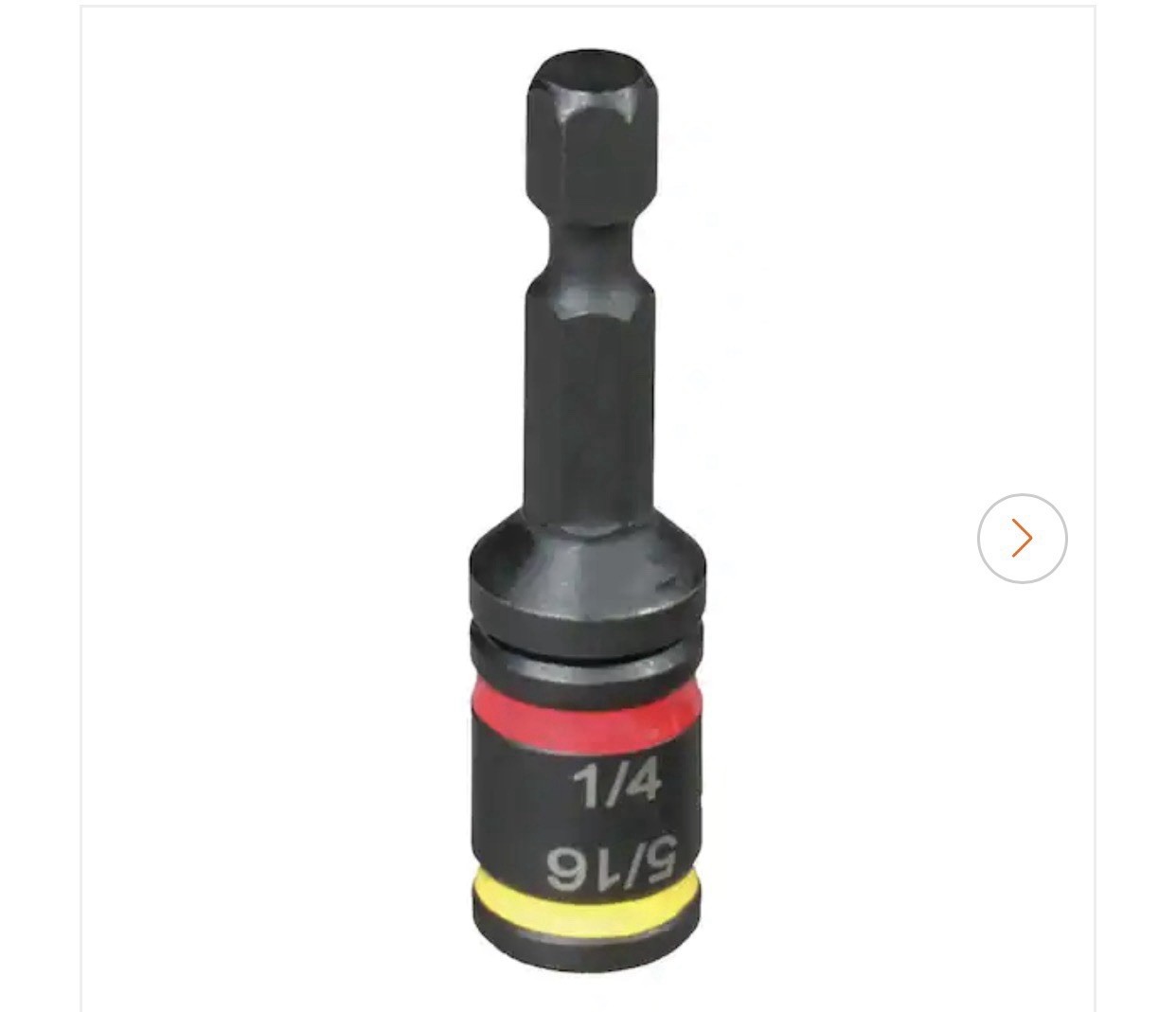 Malco C-RHEX MSHC, 2-in. Reversible 1/4-in. and 5/16-in. Magnetic Hex Nut Driver