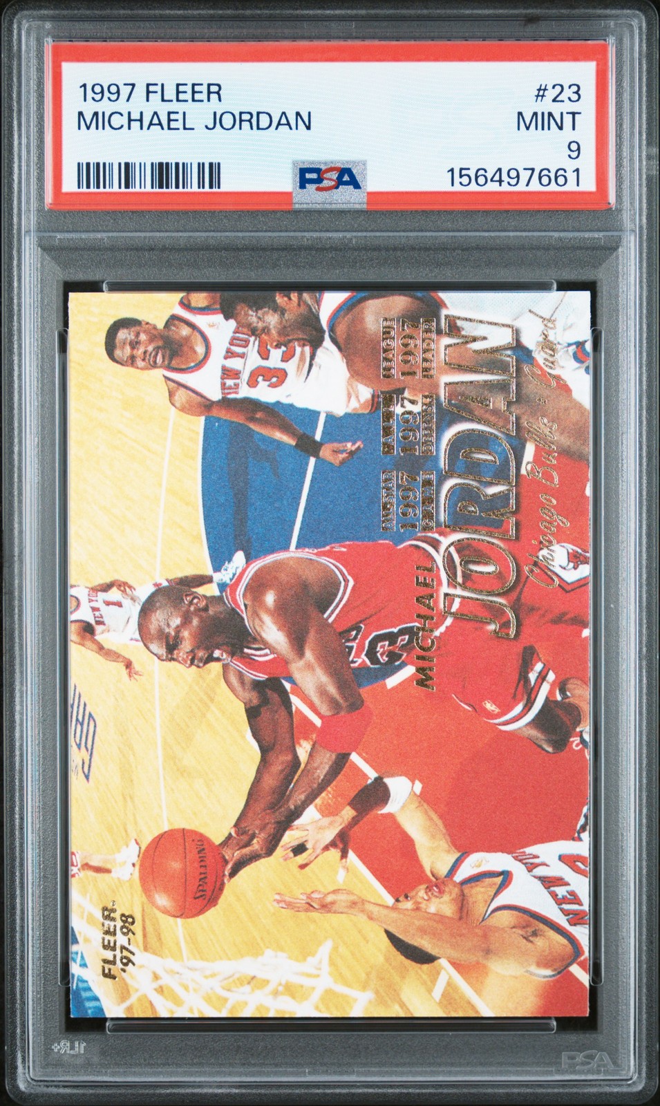 Iconic 🔥 PSA 9 1997 Michael Jordan 23 Fleer