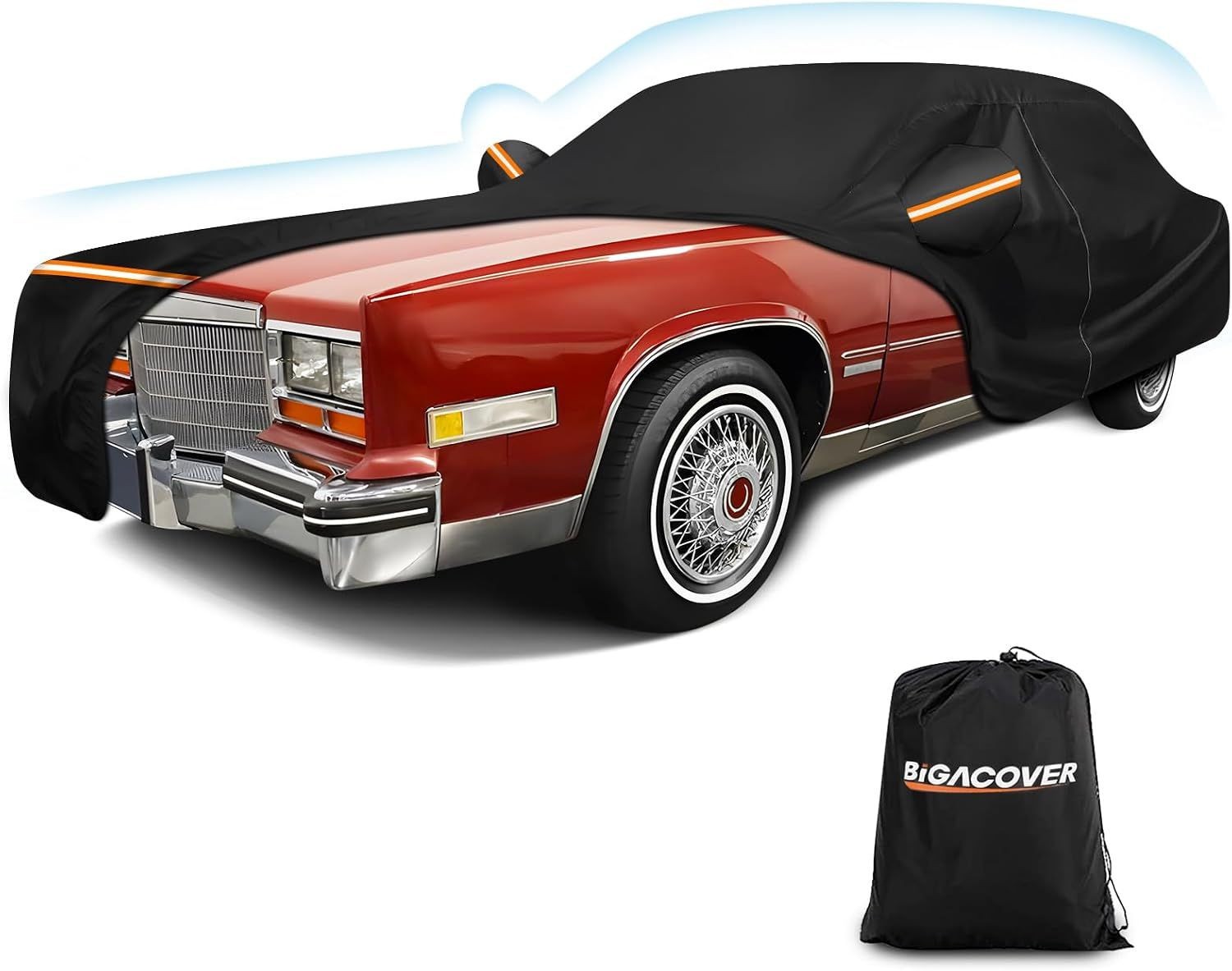 Car Cover for Cadillac Eldorado 1979-1991, waterproof, all weather