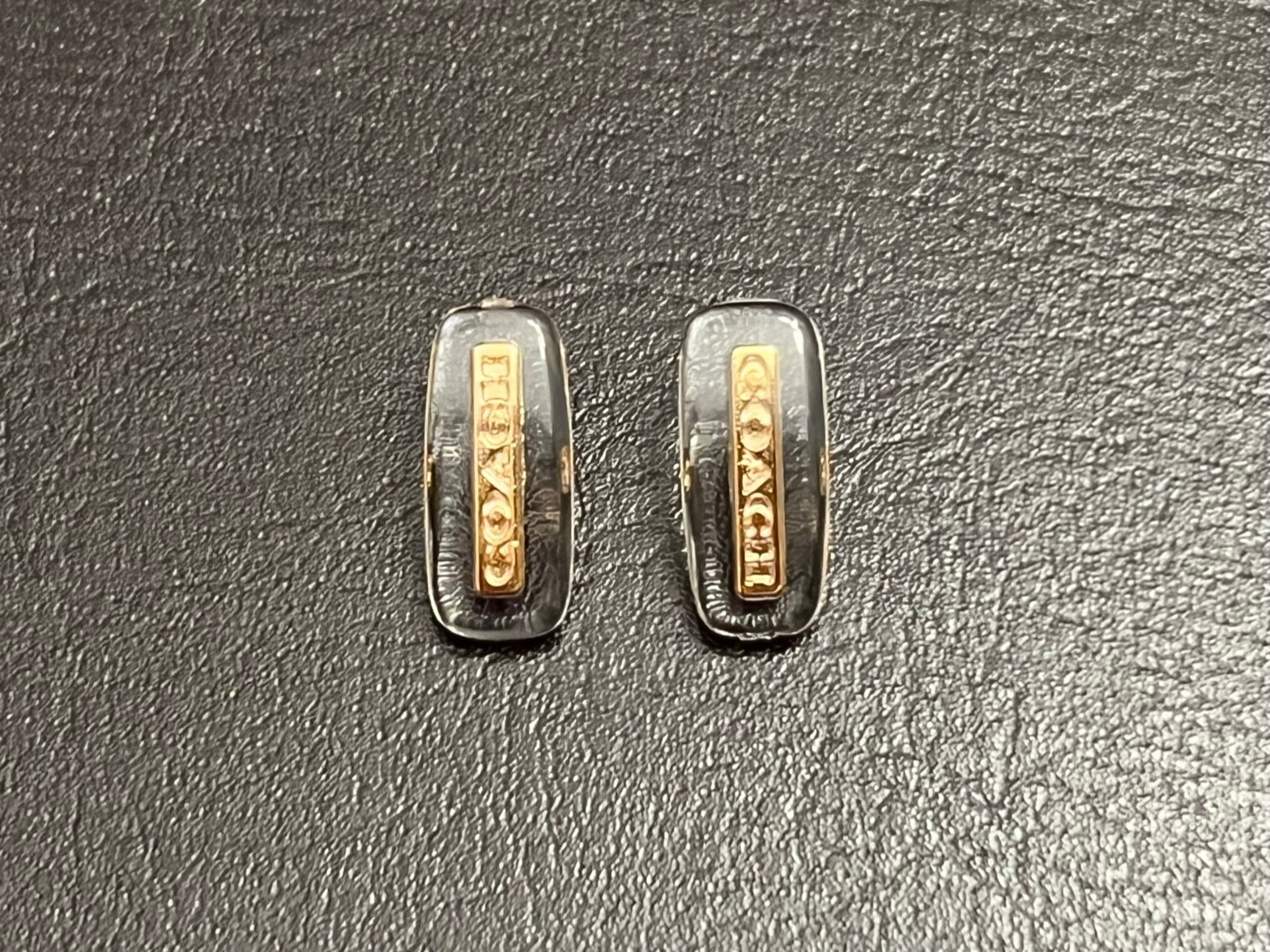 COACH Replacement Screw-in Nose Pads for Sunglasses Eyeglasses Golden Authentic