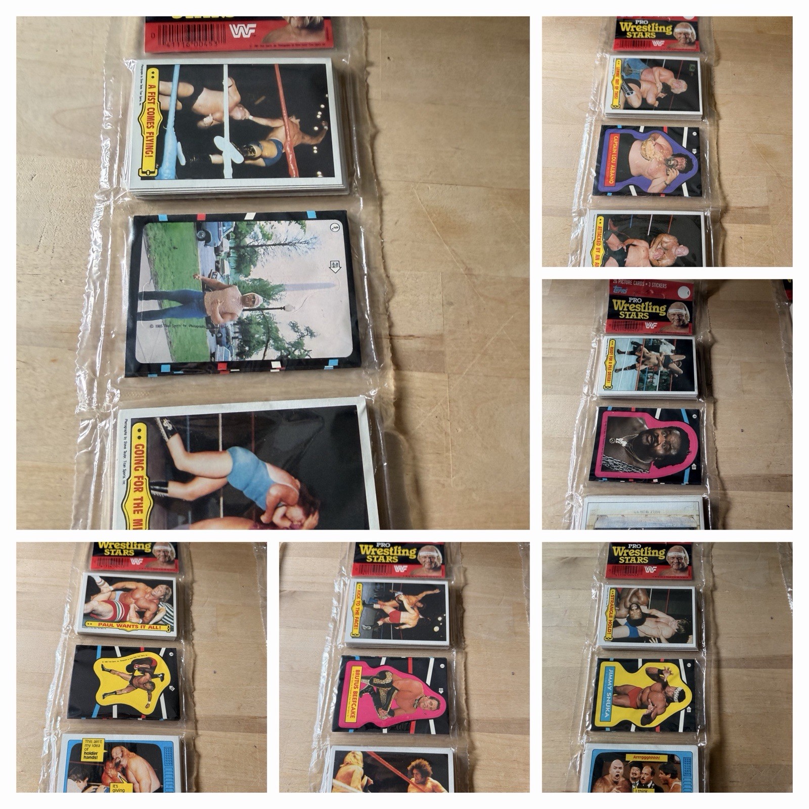 1985 Topps WWF Pro Wrestling Stars Rack Pack Hulk Hogan Rookie Card 1985 Topps WWF Pro Wrestling Stars Rack Pack Hulk Hogan Rookie Card