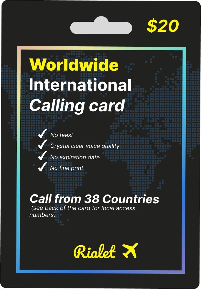 International Calling Card $20 value | INSTANT eDelivery International Calling Card $20 value | INSTANT eDelivery