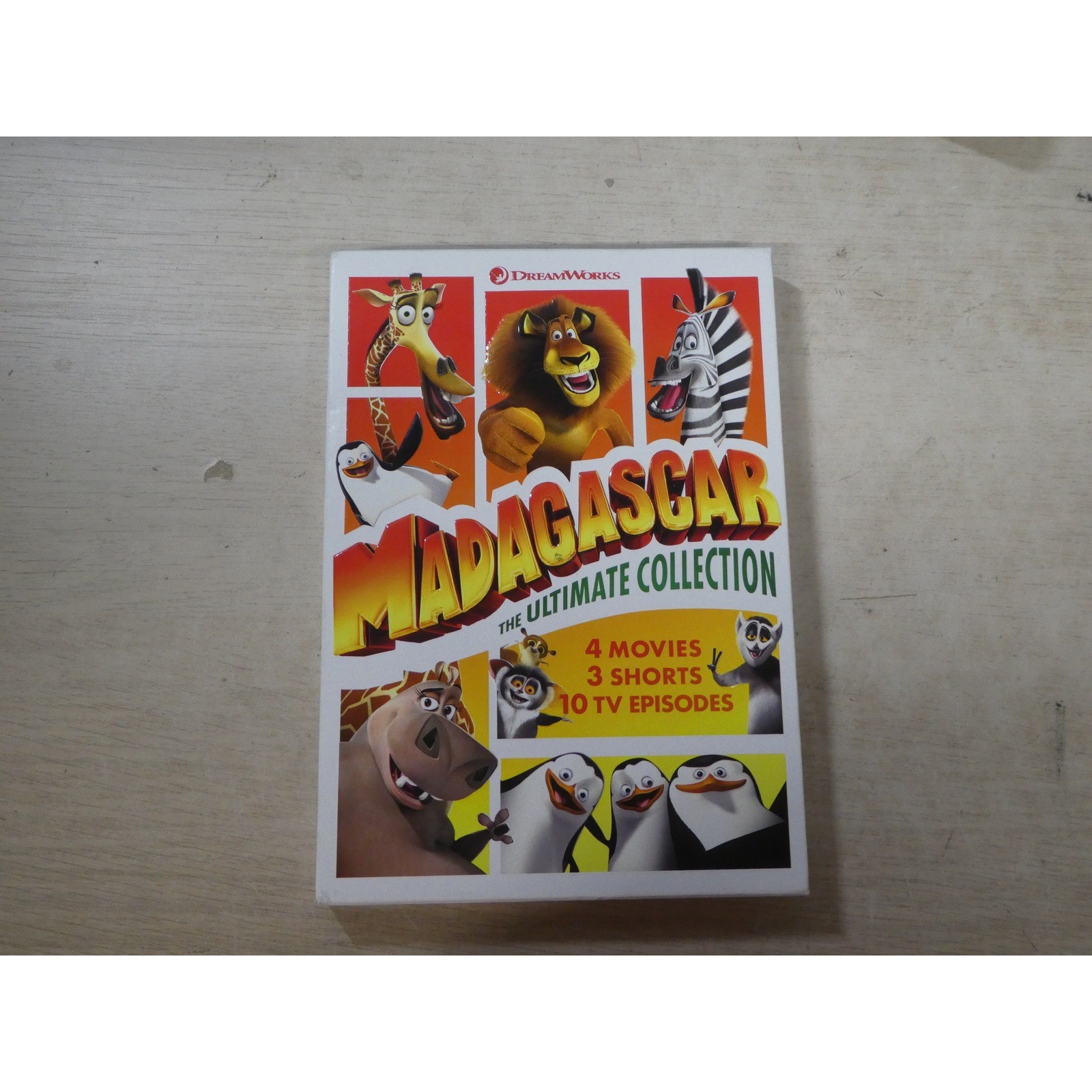 Madagascar The Ultimate Collection DVD 4 Movies 3 Shorts 10 TV Episodes Bonus
