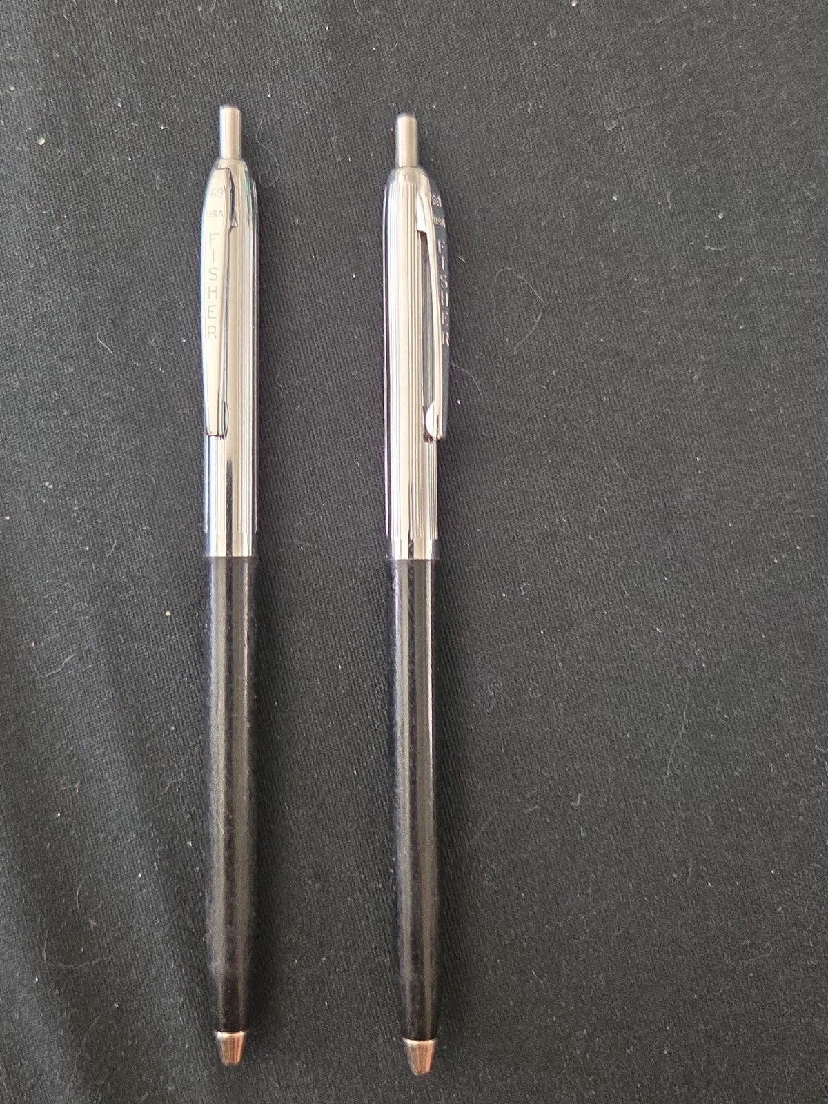 2 Vintage 1969 Fisher Pens - Rare 2 Vintage 1969 Fisher Pens - Rare