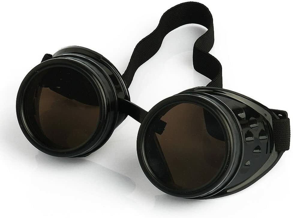 Vintage Victorian Steampunk Goggles Retro Glasses Gothic Punk Cosplay Costume