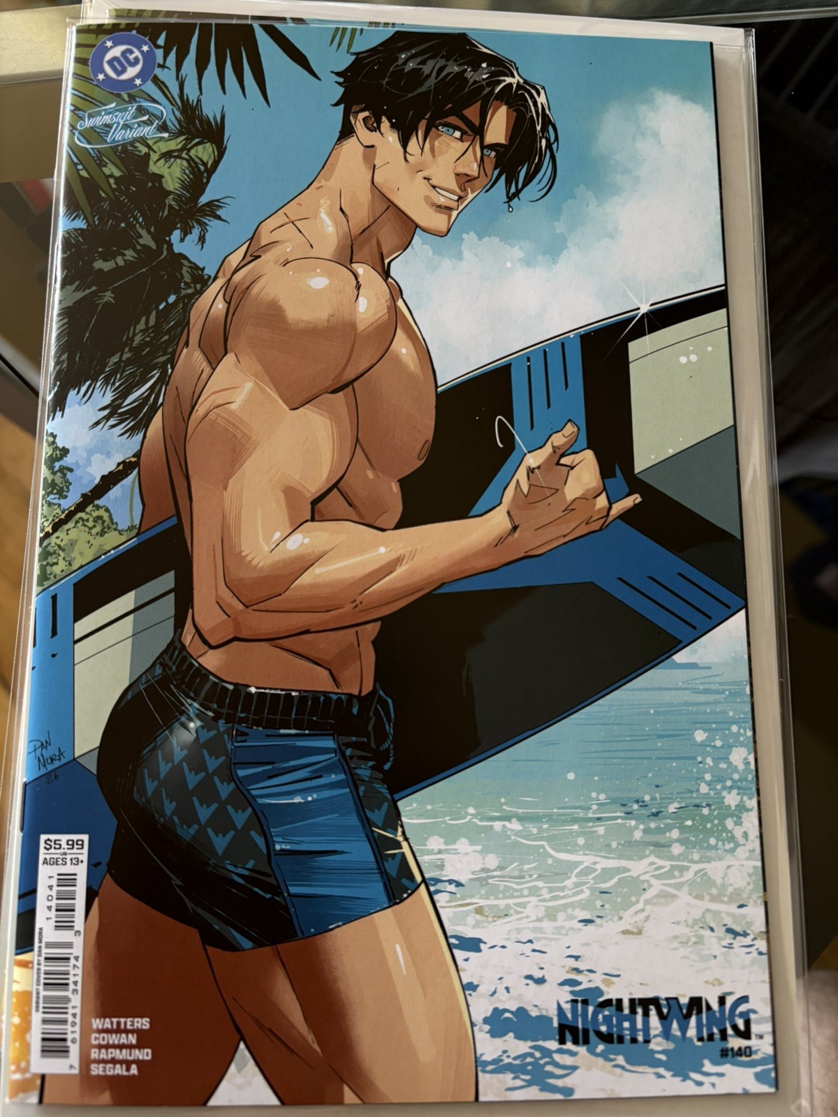 Nightwing #140 July 2026 Dan Mora Cardstock Cover B High Grade