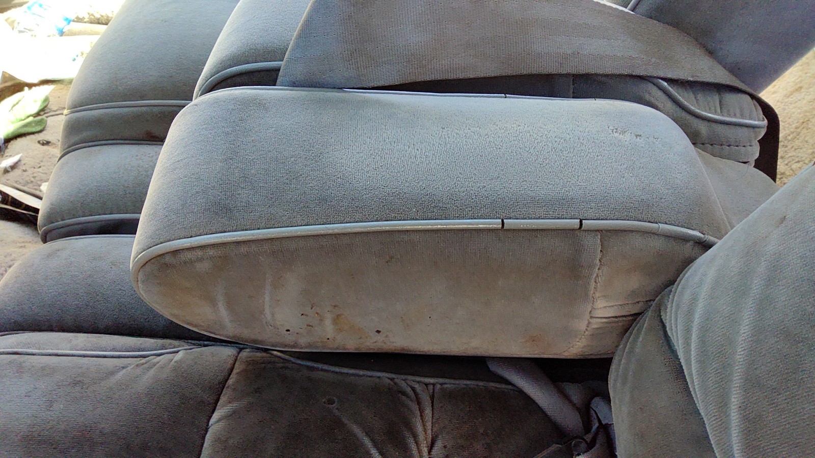 1983-1991 Mercury Grand Marquis Driver Left Front Arm Rest Side Seat Oem Gray