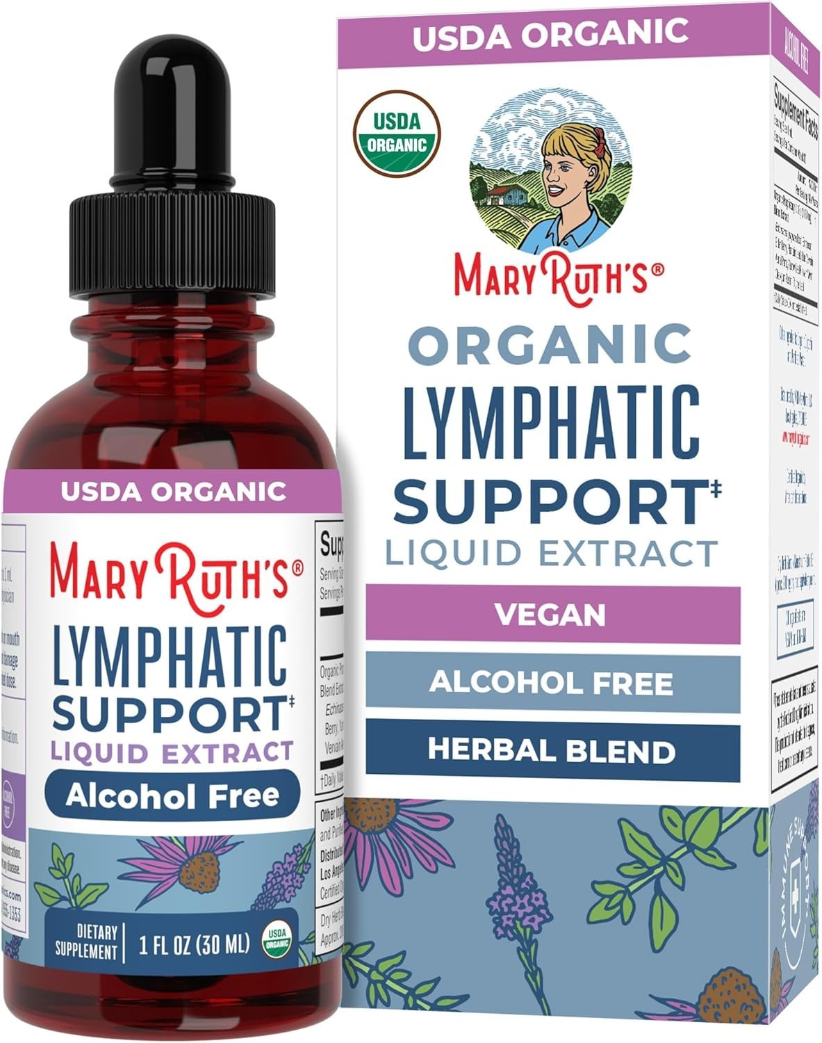 2 pack MaryRuth’s Herbal Liquid Drops USDA Organic Exp 12/2027