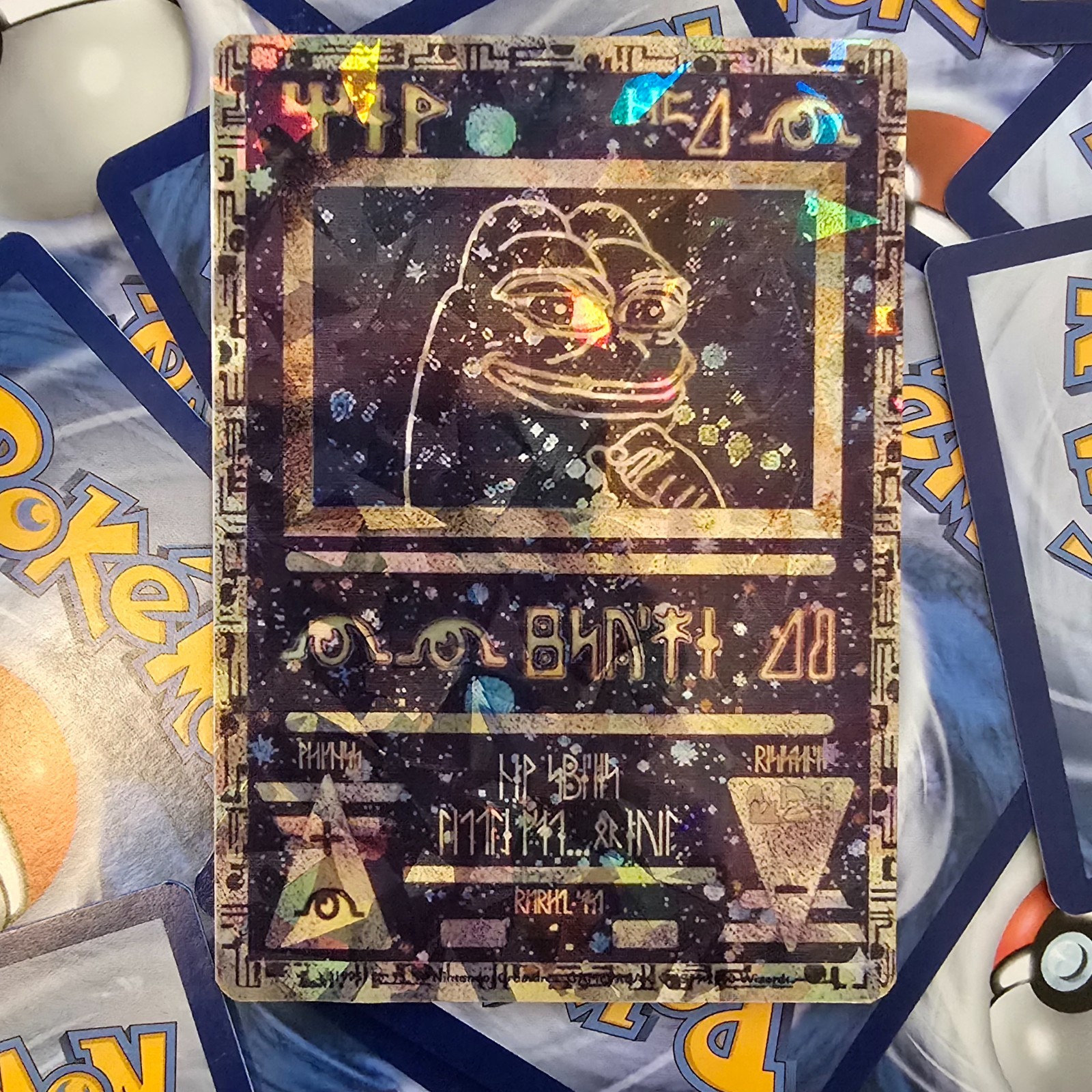 Ancient Pepe Pokemon Card - Meme Ancient Pepe Pokemon Card - Meme