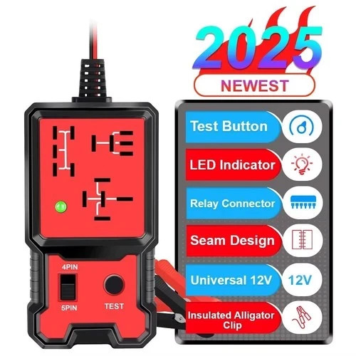 New Automotive Electronic Relay Car Relay Tester -4/5Pin 12V Car Diagnostic Tool New Automotive Electronic Relay Car Relay Tester -4/5Pin 12V Car Diagnostic Tool