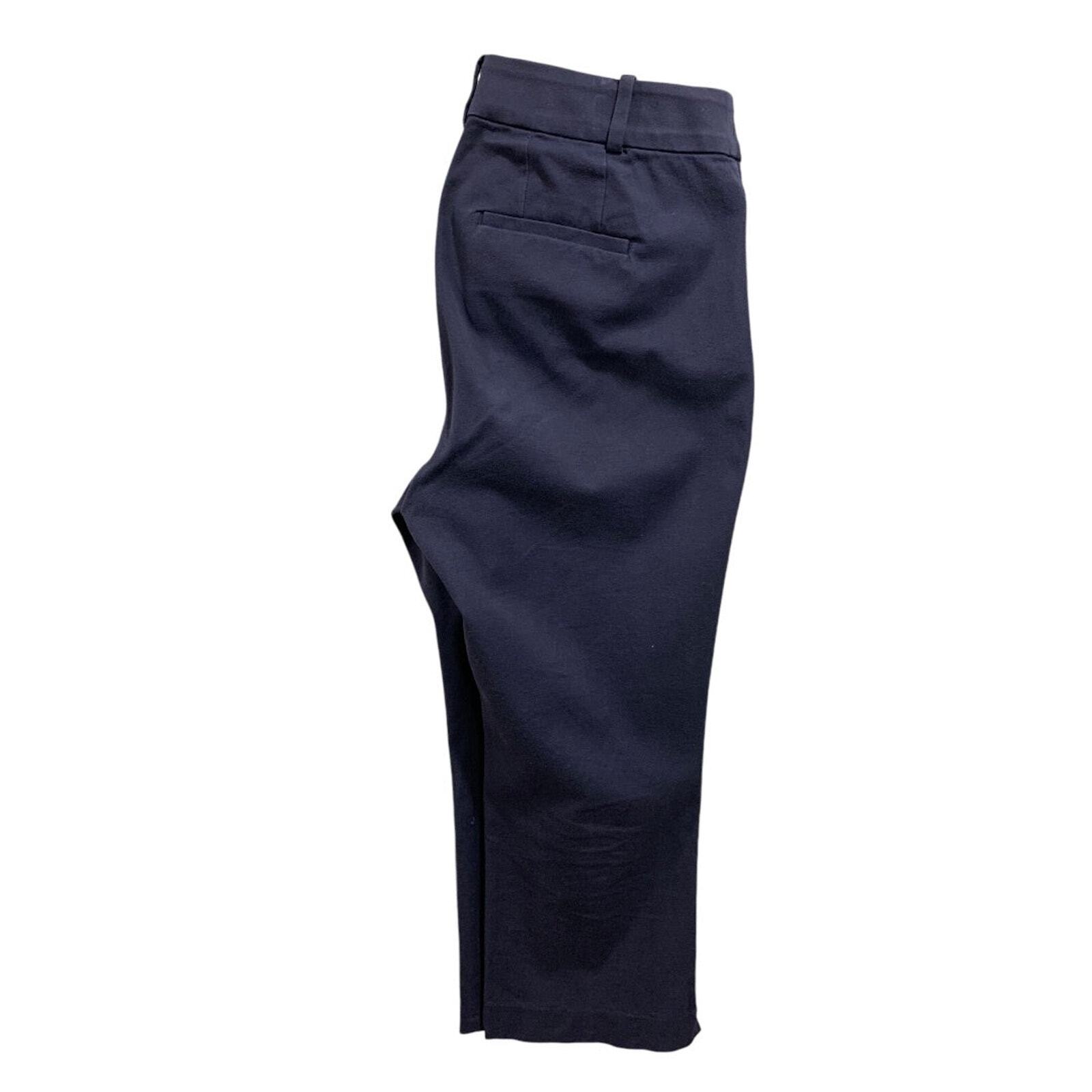 Size 14 Lane Bryant Womens Navy Blue Pants The Alllie Crop 24\