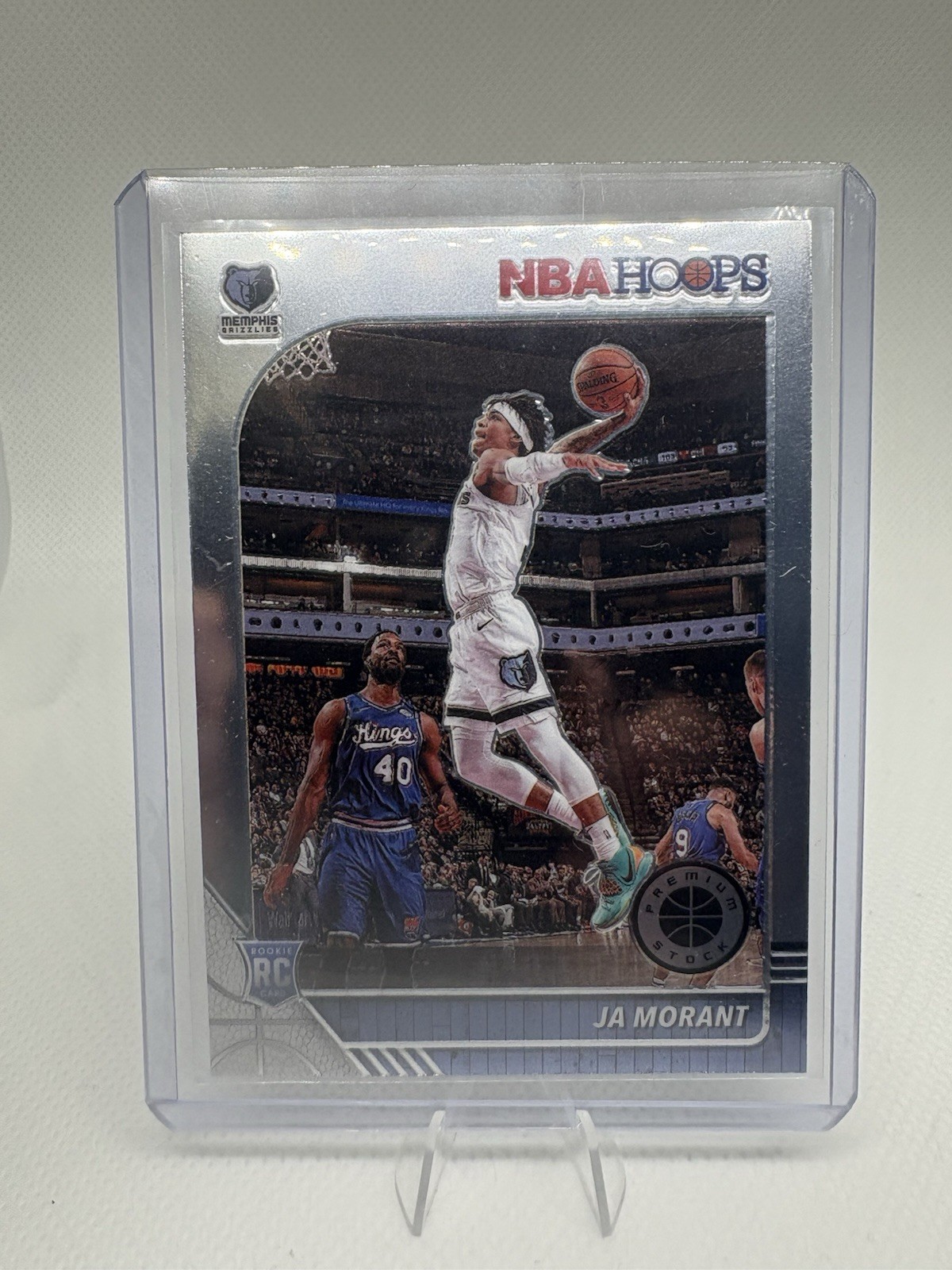 2019-2020 Panini NBA Hoops Premium Stock Ja Morant Silver Prism #259 Rookie RC