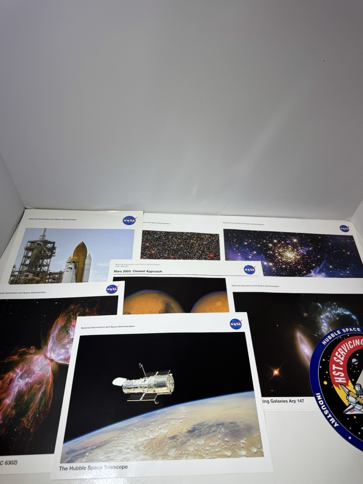 Lot Of 11 Total (7 Different) Official NASA Photos And 1 Sticker Lot Of 11 Total (7 Different) Official NASA Photos And 1 Sticker