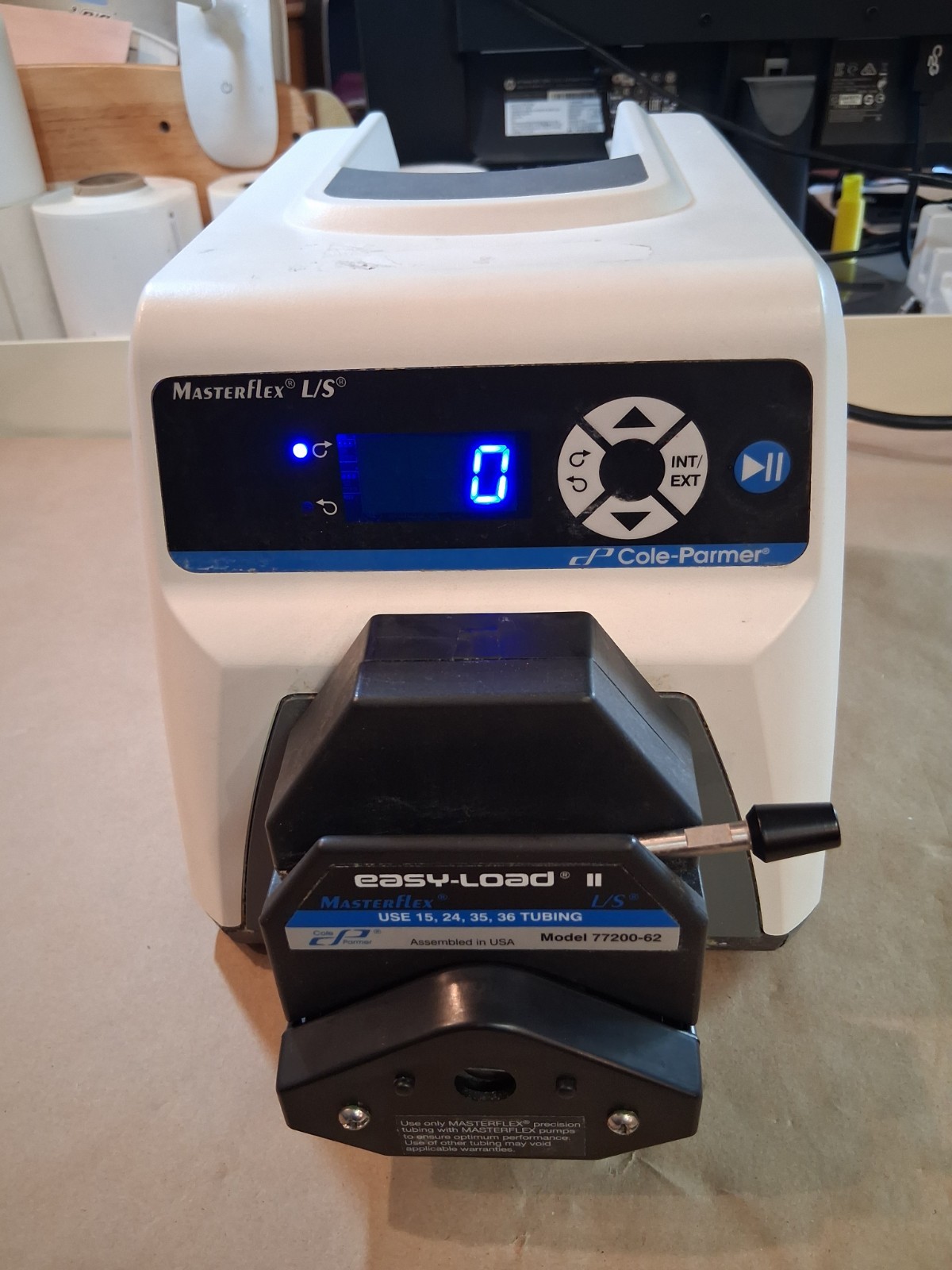 Cole-Parmer Masterflex Peristaltic Pump 7528-10 6-600 rpm Easy-Load II 77200-62 Cole-Parmer Masterflex Peristaltic Pump 7528-10 6-600 rpm Easy-Load II 77200-62