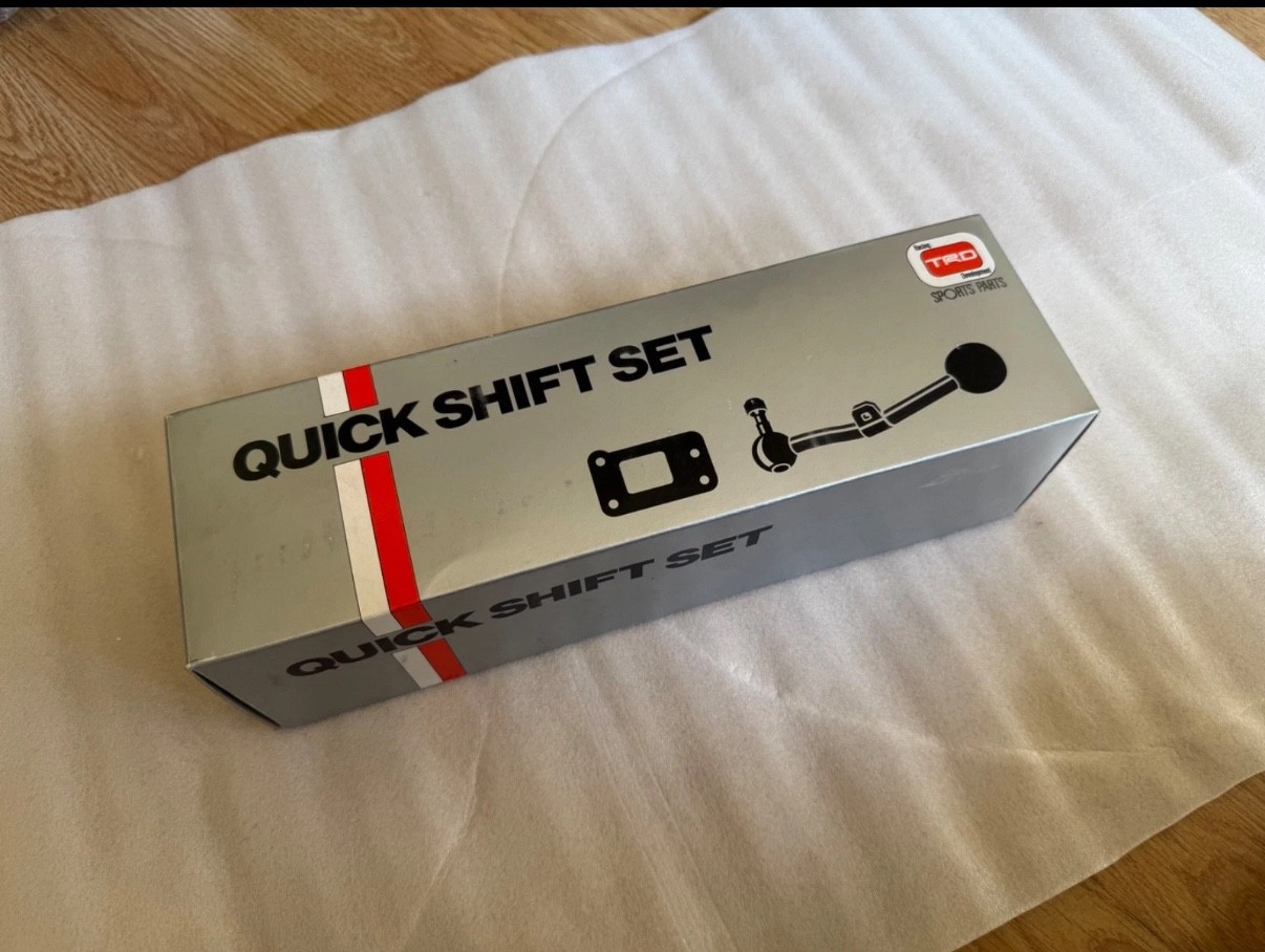 TRD SHORT SHIFTER SHIFT KNOB TOYOTA MR2 AW11 RARE INTERIOR TOM’S WHEEL JDM 80s
