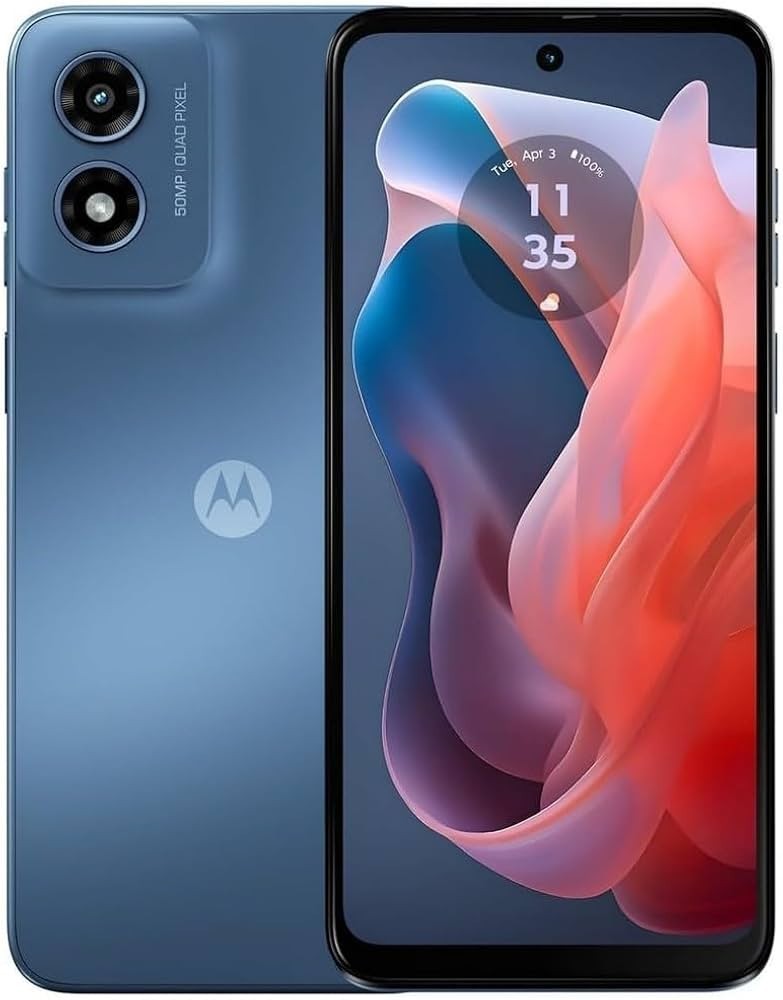 Motorola Moto G Play 2024 Unlocked 4GB 64GB 50MP Blue Smartphone Open Box Motorola Moto G Play 2024 Unlocked 4GB 64GB 50MP Blue Smartphone Open Box