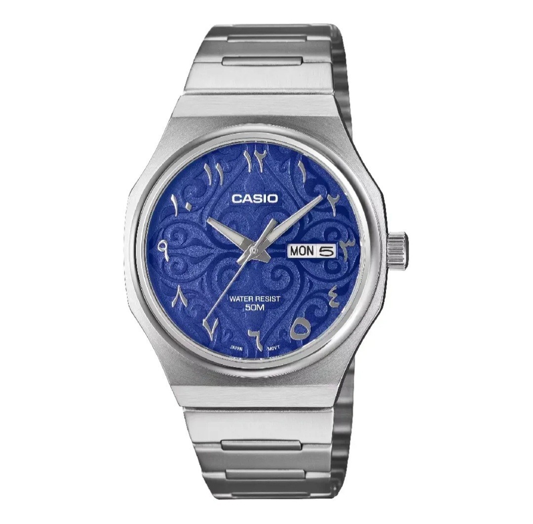 Casio MTP-E735AR-2A2V NEW 2026 Arabic Dial Blue Stainless Steel Men's Watch Casio MTP-E735AR-2A2V NEW 2026 Arabic Dial Blue Stainless Steel Men's Watch