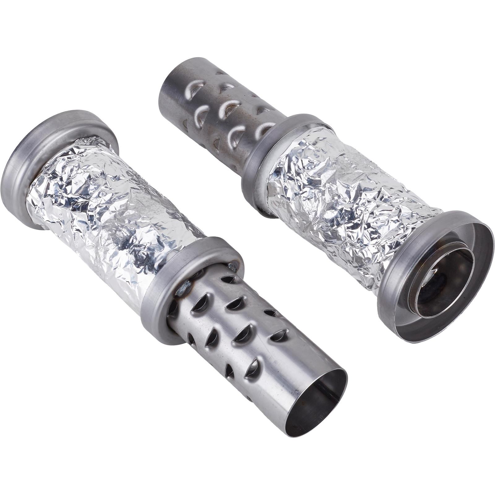 Speedway Motors 3.5 Inch Lake-Style Header Muffler Inserts: 6-Sided Louvered