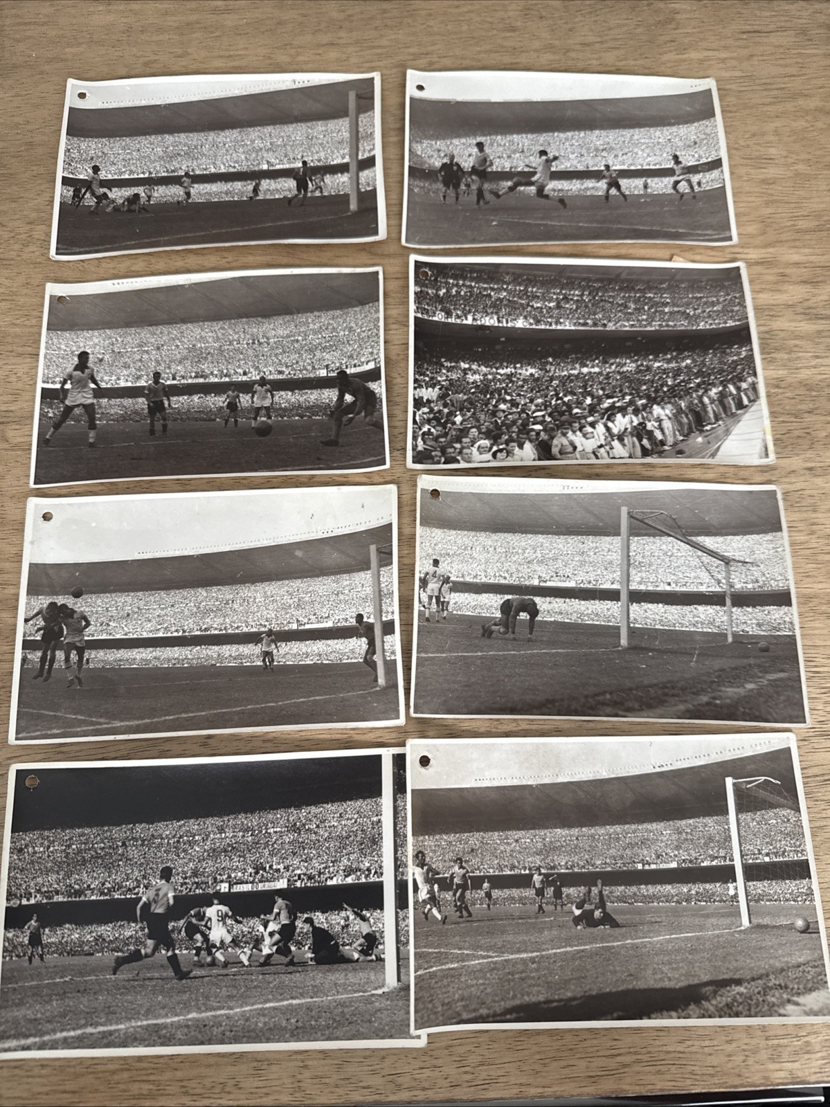 1950 FIFA World Cup Uruguay Brazil Maracanazo Photo Long (8) Schiaffino Goal