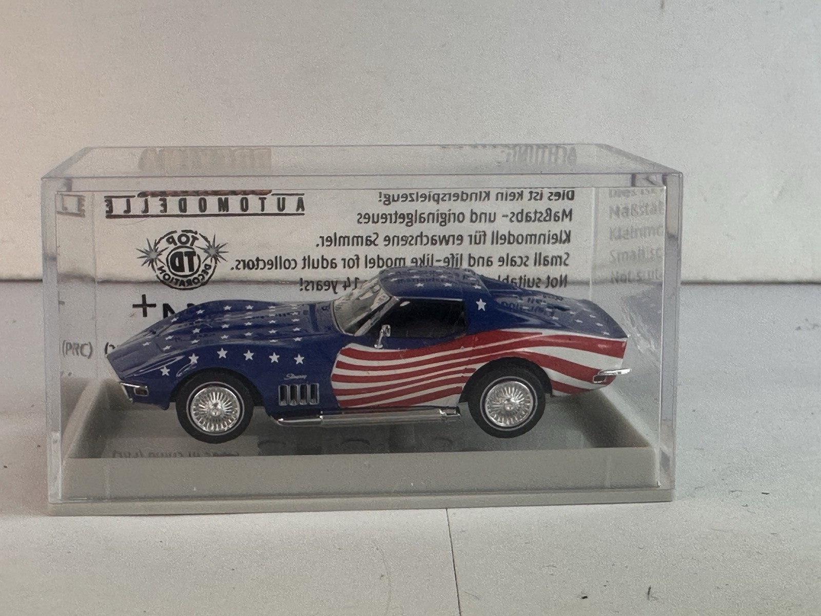 HO Scale 1964 Brekina Stars & Stripes Corvette New Old Stock HO Scale 1964 Brekina Stars & Stripes Corvette New Old Stock