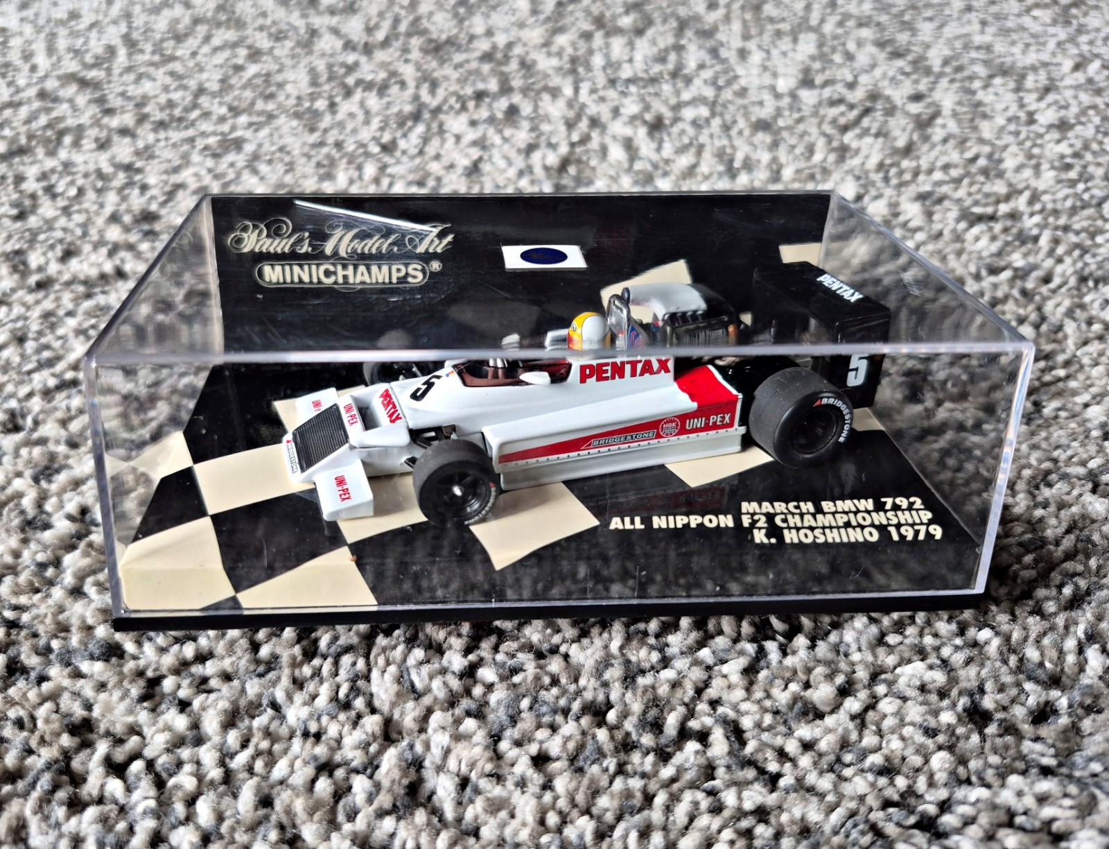 Minichamps 1/43 March BMW 792 #11 Nippon F2 Championship 1979 M.Hasemi Pentax