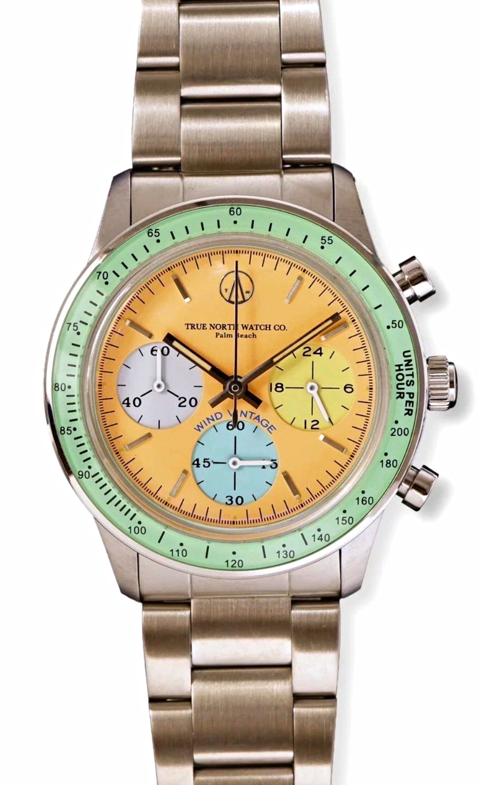 True North Watch Co. Windtona IV Quartz Chronograph Tachymeter 37mm Steel