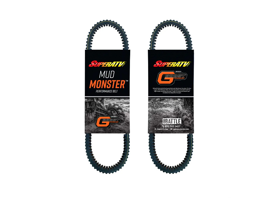 SuperATV Mud Monster Heavy Duty CVT Drive Belt for Polaris RZR/Ranger UTV