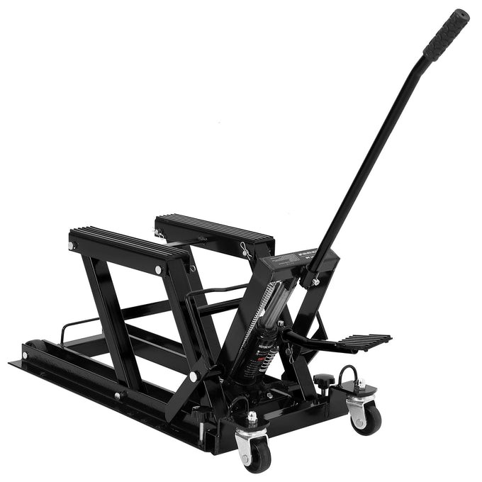 Garvee Hydraulic Motorcycle Lift Jack - 1500 lbs Capacity ATV Scissor Jack with Garvee Hydraulic Motorcycle Lift Jack - 1500 lbs Capacity ATV Scissor Jack with