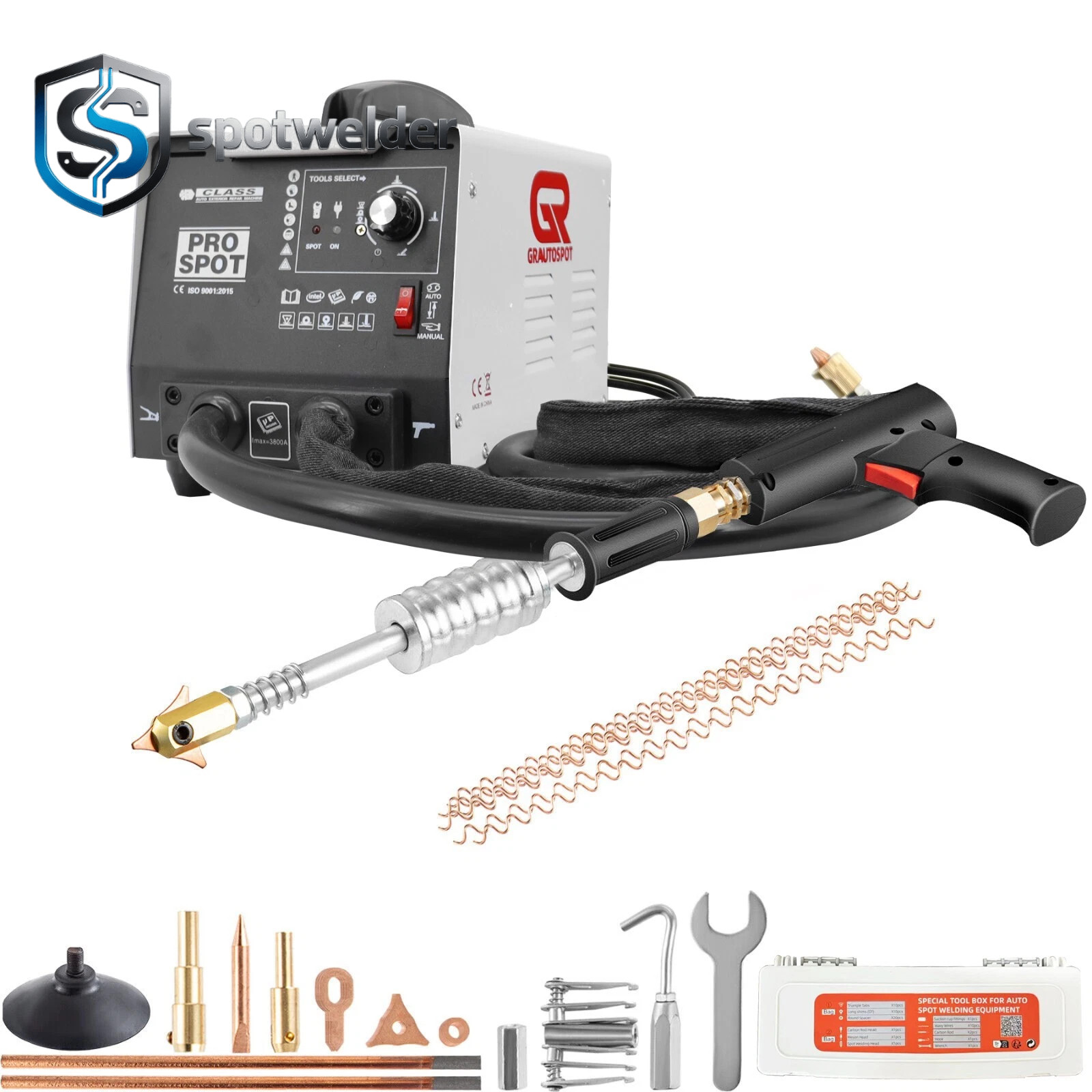 US PRO SPOT Spot Welder Dent Puller Kit Auto Body Sheet Metal Repair Machine US PRO SPOT Spot Welder Dent Puller Kit Auto Body Sheet Metal Repair Machine